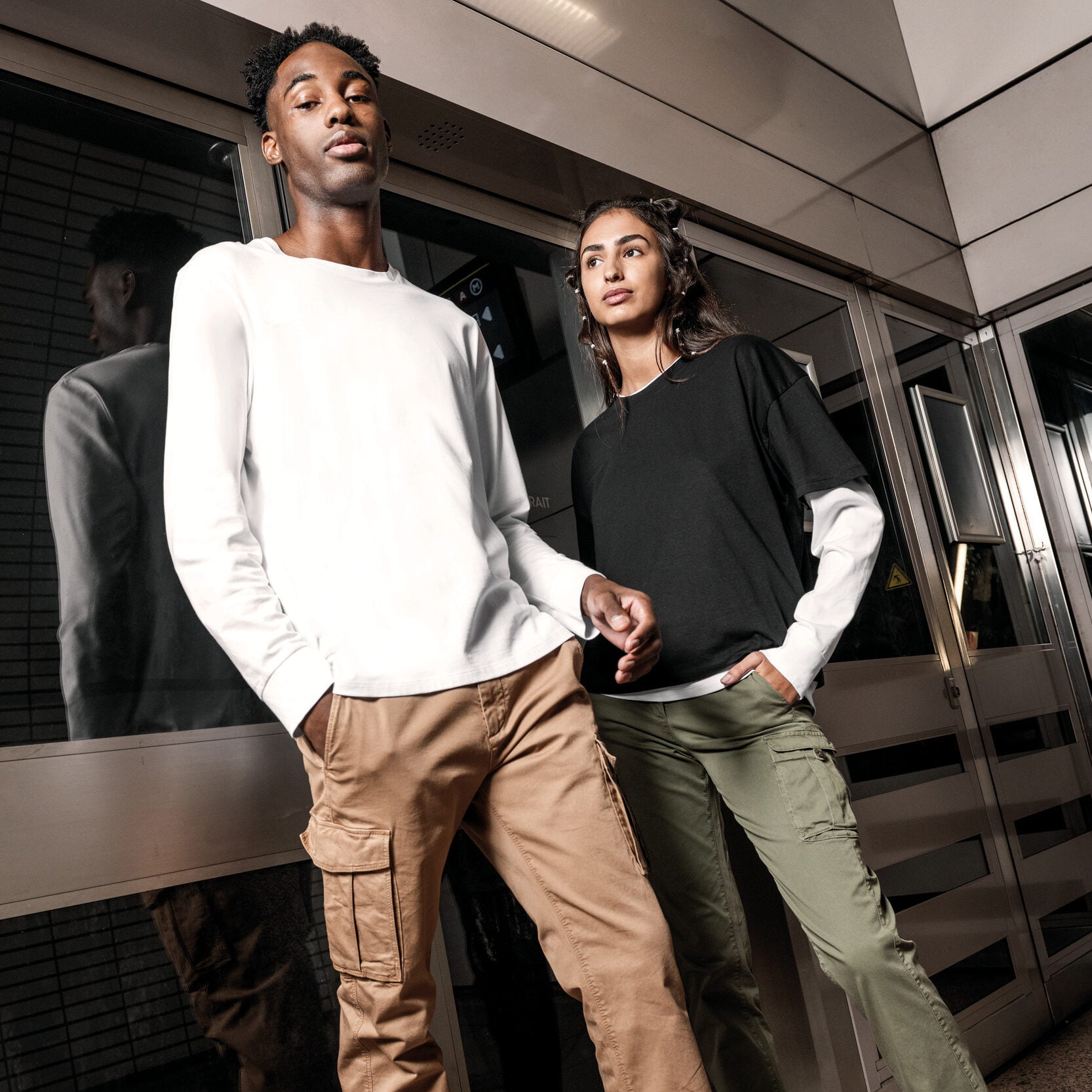 Unisex T-shirt met lange mouwen - 180 g