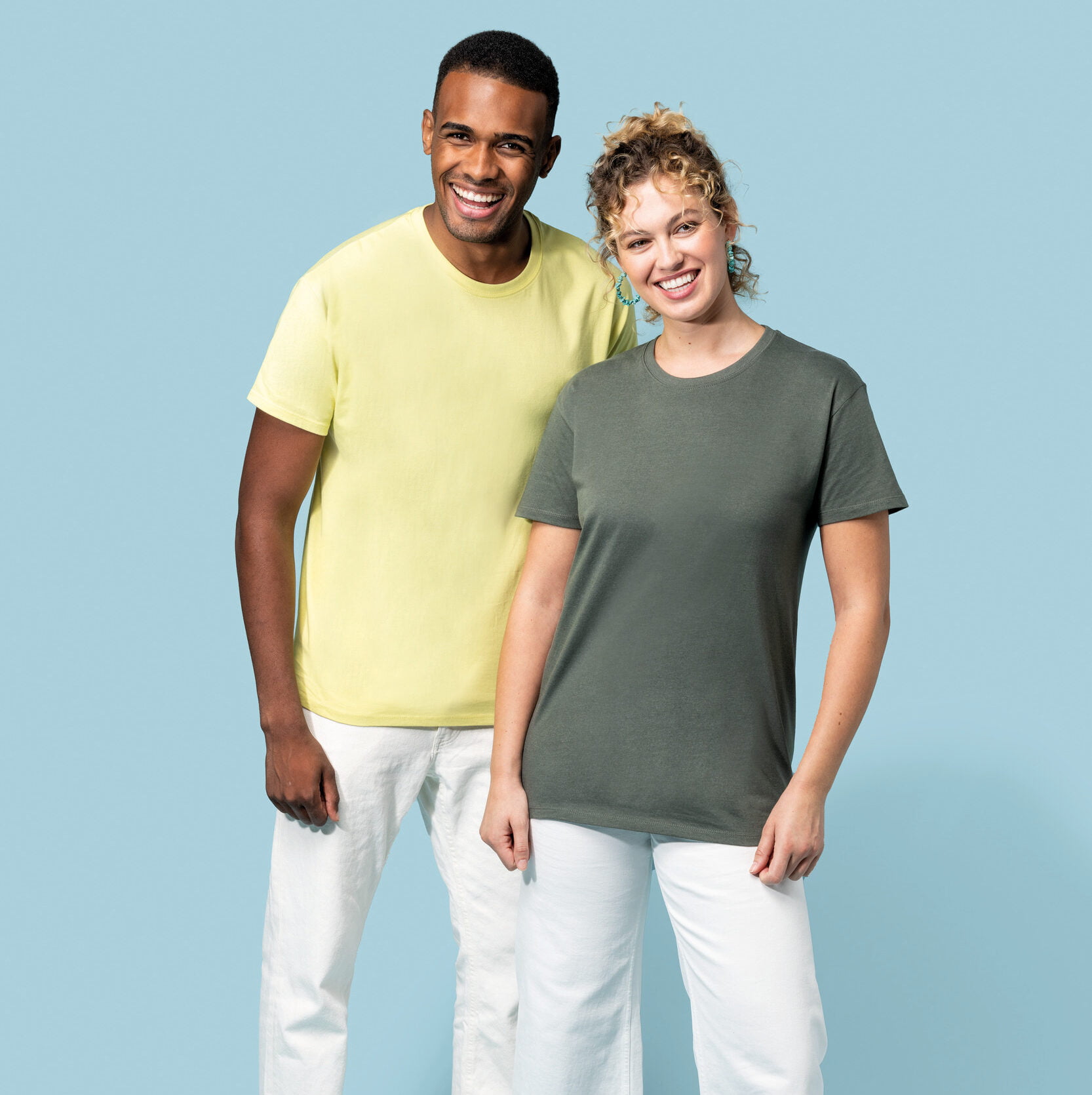 Uniseks t-shirt met ronde hals Bio190IC